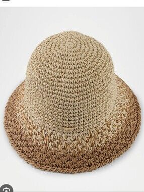 EUGENIA KIM NEW YORK NWT STRAW BUCKET HAT. OS. SUMMER BEACH TRAVEL